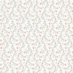 Galerie Wallcoverings Product Code: 1905-5 - Spring Blossom Wallpaper Collection Galerie Wallcoverings Product Code 1905-5 - Spring Blossom Wallpaper Collection - Pink Green White Colours - PETIT FLOWERS Design