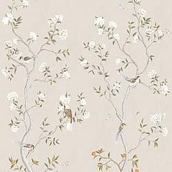 Galerie Wallcoverings Product Code: 1911-2 - Spring Blossom Wallpaper Collection Galerie Wallcoverings Product Code 1911-2 - Spring Blossom Wallpaper Collection - Beige Colours - CHINOISERIE MURAL Design