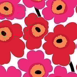 Galerie Wallcoverings Product Code: 23354 - Marimekko 5 Wallpaper Collection Galerie Wallcoverings Product Code 23354 - Marimekko 5 Wallpaper Collection - Red Pink White Black Colours - Marimekko Unikko Design