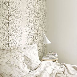 Galerie Wallcoverings Product Code: 23376 - Marimekko 5 Wallpaper Collection Galerie Wallcoverings Product Code 23376 - Marimekko 5 Wallpaper Collection - Grey Beige Colours - Marimekko Lumimarja Design