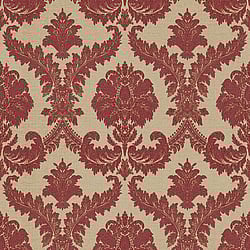 Galerie Wallcoverings Product Code: 23608 - Italian Classics 4 Wallpaper Collection Galerie Wallcoverings Product Code 23608 - Italian Classics 4 Wallpaper Collection - Red Gold Colours - Traditional Damask Design