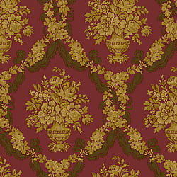 Galerie Wallcoverings Product Code: 23628 - Italian Classics 4 Wallpaper Collection Galerie Wallcoverings Product Code 23628 - Italian Classics 4 Wallpaper Collection - Red Gold Colours - Floral Damask Design