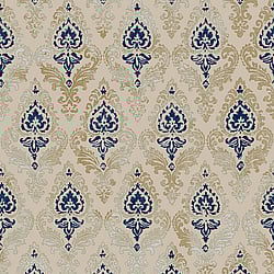 Galerie Wallcoverings Product Code: 23639 - Italian Classics 4 Wallpaper Collection Galerie Wallcoverings Product Code 23639 - Italian Classics 4 Wallpaper Collection - Blue Gold Colours - Damasco Design