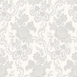 Galerie Wallcoverings Product Code: 23661 - Italian Classics 4 Wallpaper Collection Galerie Wallcoverings Product Code 23661 - Italian Classics 4 Wallpaper Collection - Light Grey Silver Colours - Floreale Design