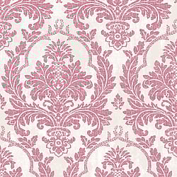 Galerie Wallcoverings Product Code: 25714 - Cottage Chic Wallpaper Collection Galerie Wallcoverings Product Code 25714 - Cottage Chic Wallpaper Collection - Pink Colours - Damasco Platino Design