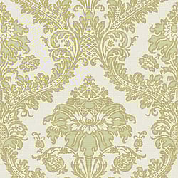 Galerie Wallcoverings Product Code: 25735 - Cottage Chic Wallpaper Collection Galerie Wallcoverings Product Code 25735 - Cottage Chic Wallpaper Collection - Green Gold Colours - Damasco Superior Design