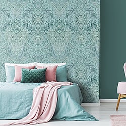 Galerie Wallcoverings Product Code: 26700 - Tropical Wallpaper Collection Galerie Wallcoverings Product Code 26700 - Tropical Wallpaper Collection - Blue Banana Colours - Tahiti Design