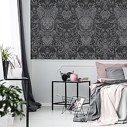 Galerie Wallcoverings Product Code: 26706 - Tropical Wallpaper Collection Galerie Wallcoverings Product Code 26706 - Tropical Wallpaper Collection - Blackberry Colours - Tahiti Design