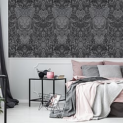 Galerie Wallcoverings Product Code: 26706 - Tropical Wallpaper Collection Galerie Wallcoverings Product Code 26706 - Tropical Wallpaper Collection - Blackberry Colours - Tahiti Design