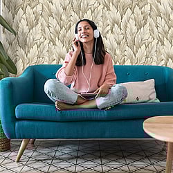 Galerie Wallcoverings Product Code: 26709 - Tropical Wallpaper Collection Galerie Wallcoverings Product Code 26709 - Tropical Wallpaper Collection - Coconut Colours - Samoa Design