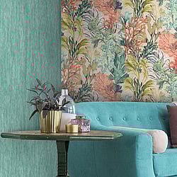 Galerie Wallcoverings Product Code: 26723 - Tropical Wallpaper Collection Galerie Wallcoverings Product Code 26723 - Tropical Wallpaper Collection - Blue Banana Colours - Tuvalu Design