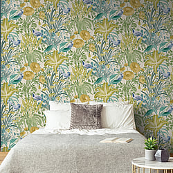 Galerie Wallcoverings Product Code: 26727 - Tropical Wallpaper Collection Galerie Wallcoverings Product Code 26727 - Tropical Wallpaper Collection - Pineapple Colours - Moorea Design