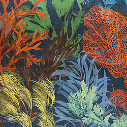 Galerie Wallcoverings Product Code: 26733 - Tropical Wallpaper Collection Galerie Wallcoverings Product Code 26733 - Tropical Wallpaper Collection - Blueberry Colours - Bora Bora Design