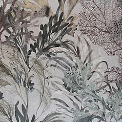 Galerie Wallcoverings Product Code: 26735 - Tropical Wallpaper Collection Galerie Wallcoverings Product Code 26735 - Tropical Wallpaper Collection - Mushroom Colours - Bora Bora Design