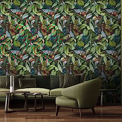 Galerie Wallcoverings Product Code: 26742 - Tropical Wallpaper Collection Galerie Wallcoverings Product Code 26742 - Tropical Wallpaper Collection - Pineapple Colours - Kiribati Design
