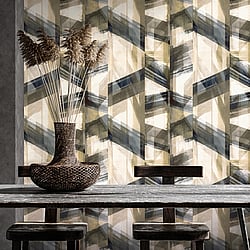 Galerie Wallcoverings Product Code: 26794 - Crafted Wallpaper Collection Galerie Wallcoverings Product Code 26794 - Crafted Wallpaper Collection - Brown Taupe Gold Grey Black White Colours - Glaze Design