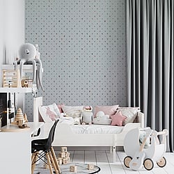 Galerie Wallcoverings Product Code: 26815 - Great Kids Wallpaper Collection Galerie Wallcoverings Product Code 26815 - Great Kids Wallpaper Collection - Coloured Hearts Design