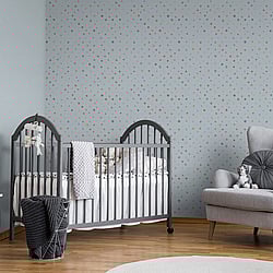 Galerie Wallcoverings Product Code: 26837 - Great Kids Wallpaper Collection Galerie Wallcoverings Product Code 26837 - Great Kids Wallpaper Collection - Watercolor Dots Design
