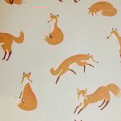 Galerie Wallcoverings Product Code: 26839 - Great Kids Wallpaper Collection Galerie Wallcoverings Product Code 26839 - Great Kids Wallpaper Collection - Friendly Foxes Design