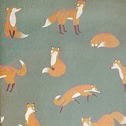 Galerie Wallcoverings Product Code: 26841 - Great Kids Wallpaper Collection Galerie Wallcoverings Product Code 26841 - Great Kids Wallpaper Collection - Friendly Foxes Design