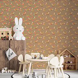 Galerie Wallcoverings Product Code: 26842 - Great Kids Wallpaper Collection Galerie Wallcoverings Product Code 26842 - Great Kids Wallpaper Collection - Friendly Foxes Design