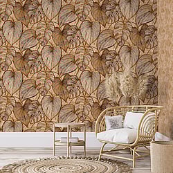 Galerie Wallcoverings Product Code: 26936 - Julie Feels Home Wallpaper Collection Galerie Wallcoverings Product Code 26936 - Julie Feels Home Wallpaper Collection - Monstera Design