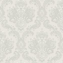 Galerie Wallcoverings Product Code: 28821 - Italian Style Wallpaper Collection Galerie Wallcoverings Product Code 28821 - Italian Style Wallpaper Collection - Silver Grey Colours - DAMASCO CAIRO Design