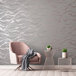 Galerie Wallcoverings Product Code: 30025 - Slow Living Wallpaper Collection Galerie Wallcoverings Product Code 30025 - Slow Living Wallpaper Collection - Grey Lilac Pink Colours - Reflection Dusty Lilac Design