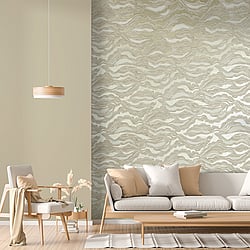 Galerie Wallcoverings Product Code: 30026 - Slow Living Wallpaper Collection Galerie Wallcoverings Product Code 30026 - Slow Living Wallpaper Collection - Beige Gold Cream Colours - Reflection Sand Gold Design