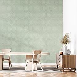 Galerie Wallcoverings Product Code: 30029 - Slow Living Wallpaper Collection Galerie Wallcoverings Product Code 30029 - Slow Living Wallpaper Collection - Wasabi Green Colours - Flow Wasabi green Design