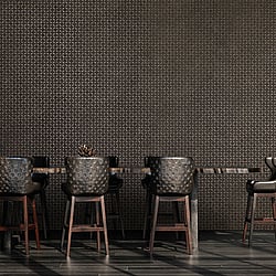 Galerie Wallcoverings Product Code: 30050 - Urban Classics Wallpaper Collection Galerie Wallcoverings Product Code 30050 - Urban Classics Wallpaper Collection - Soho / Metal Drain Grid Design