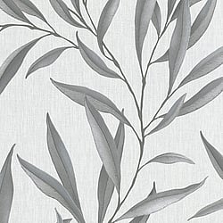 Galerie Wallcoverings Product Code: 32201 - Avalon Wallpaper Collection Galerie Wallcoverings Product Code 32201 - Avalon Wallpaper Collection - Grey Colours - Large Leaf Trail Design