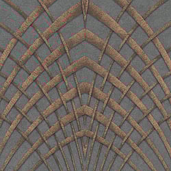 Galerie Wallcoverings Product Code: 32256 - Avalon Wallpaper Collection Galerie Wallcoverings Product Code 32256 - Avalon Wallpaper Collection - Anthracite Copper Colours - Art Deco Design