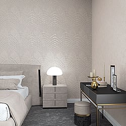 Galerie Wallcoverings Product Code: 32280 - Avalon Wallpaper Collection Galerie Wallcoverings Product Code 32280 - Avalon Wallpaper Collection - White Pearl Colours - Art Deco Design