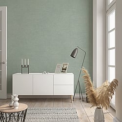 Galerie Wallcoverings Product Code: 32415 - Flora Wallpaper Collection Galerie Wallcoverings Product Code 32415 - Flora Wallpaper Collection - Grey Green Colours - Linen Texture Design