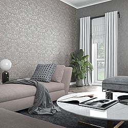 Galerie Wallcoverings Product Code: 32604 - City Glam Wallpaper Collection Galerie Wallcoverings Product Code 32604 - City Glam Wallpaper Collection - Rose Gold Grey Colours - Floral Damask Design
