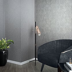 Galerie Wallcoverings Product Code: 32609 - The New Design Book Wallpaper Collection Galerie Wallcoverings Product Code 32609 - The New Design Book Wallpaper Collection - Rose Gold Grey Colours - Hex Geometric Design