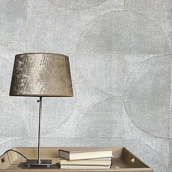 Galerie Wallcoverings Product Code: 32824 - Perfecto 2 Wallpaper Collection Galerie Wallcoverings Product Code 32824 - Perfecto 2 Wallpaper Collection - White Colours - Rustic Circle Design