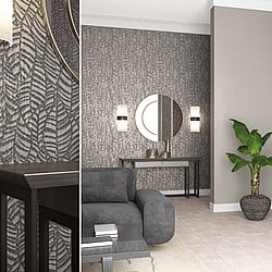 Galerie Wallcoverings Product Code: 32975 - Serene Wallpaper Collection Galerie Wallcoverings Product Code 32975 - Serene Wallpaper Collection - Leaves Design