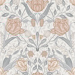 Galerie Wallcoverings Product Code: 33005 - Apelviken Wallpaper Collection Galerie Wallcoverings Product Code 33005 - Apelviken Wallpaper Collection - Blue Beige Grey Brown Colours - Tulip Trail Design