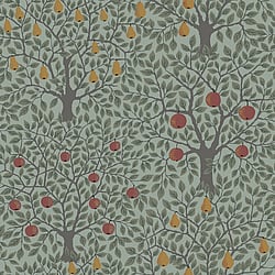 Galerie Wallcoverings Product Code: 33014 - Apelviken Wallpaper Collection Galerie Wallcoverings Product Code 33014 - Apelviken Wallpaper Collection - Green Colours - Apples and Pears Design