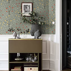 Galerie Wallcoverings Product Code: 33014 - Apelviken Wallpaper Collection Galerie Wallcoverings Product Code 33014 - Apelviken Wallpaper Collection - Green Colours - Apples and Pears Design