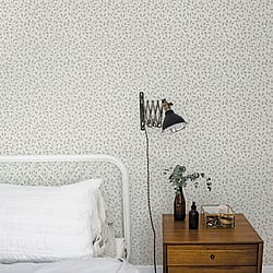 Galerie Wallcoverings Product Code: 33015 - Apelviken Wallpaper Collection Galerie Wallcoverings Product Code 33015 - Apelviken Wallpaper Collection - Cream Silver Grey Colours - Leaf Trail Design