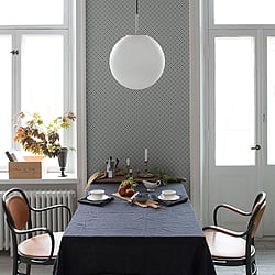 Galerie Wallcoverings Product Code: 33024 - Apelviken Wallpaper Collection Galerie Wallcoverings Product Code 33024 - Apelviken Wallpaper Collection - Blue Cream Gold Colours - Small Trellis Design