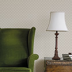 Galerie Wallcoverings Product Code: 33027 - Apelviken Wallpaper Collection Galerie Wallcoverings Product Code 33027 - Apelviken Wallpaper Collection - Beige Grey White Gold Colours - Mini Tulip Motif Design