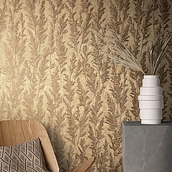 Galerie Wallcoverings Product Code: 33208 - Natural Opulence Wallpaper Collection Galerie Wallcoverings Product Code 33208 - Natural Opulence Wallpaper Collection - Gold Colours - Feathery Tree Design