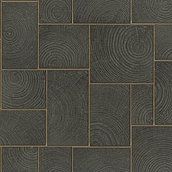 Galerie Wallcoverings Product Code: 33223 - Natural Opulence Wallpaper Collection Galerie Wallcoverings Product Code 33223 - Natural Opulence Wallpaper Collection - Black Colours - Wood Block Design