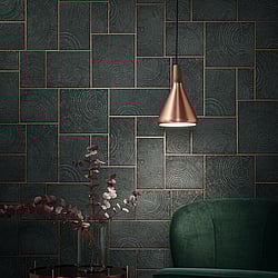 Galerie Wallcoverings Product Code: 33224 - Natural Opulence Wallpaper Collection Galerie Wallcoverings Product Code 33224 - Natural Opulence Wallpaper Collection - Anthracite Colours - Wood Block Design