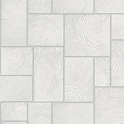 Galerie Wallcoverings Product Code: 33226 - Natural Opulence Wallpaper Collection Galerie Wallcoverings Product Code 33226 - Natural Opulence Wallpaper Collection - White,Grey Colours - Wood Block Design