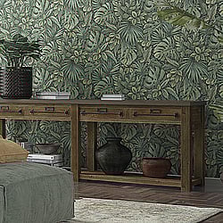 Galerie Wallcoverings Product Code: 33304 - Eden Wallpaper Collection Galerie Wallcoverings Product Code 33304 - Eden Wallpaper Collection - Jungle Leaves Design